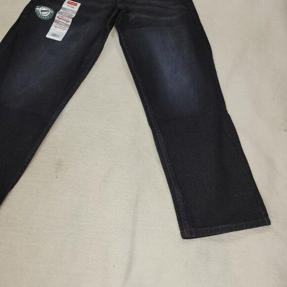 Wrangler Jeans Sz 12 Reg Boys Loose Black Denim Pants Kids Skater Lot of 2 Kid - Picture 9 of 16